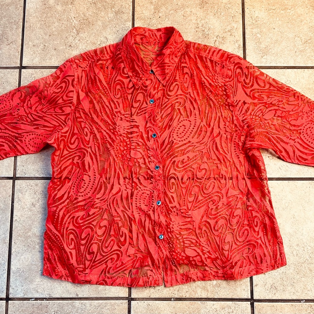 Vtg ladies blouse